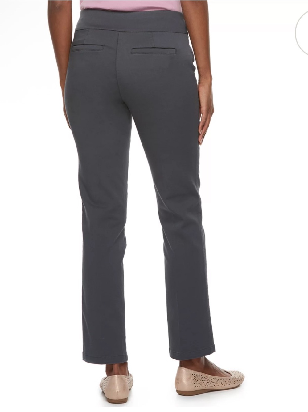 croft & barrow Women's The Effortless Stretch Pant - Size 18 Short - Picture 2 of 14